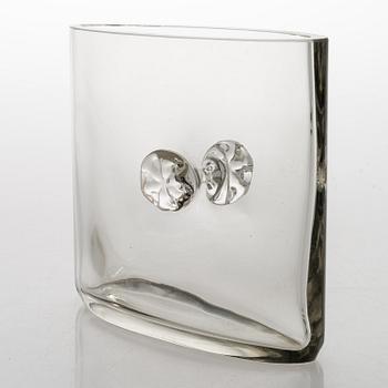 TAPIO WIRKKALA,  a 1960s glass vase, signed Tapio Wirkkala -3308.