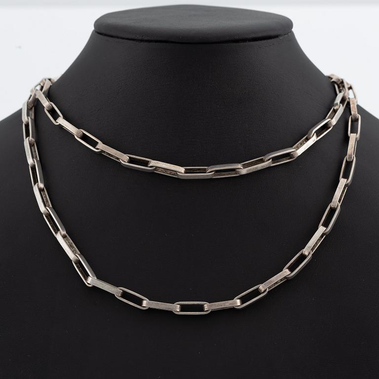 Karl-Ingemar Johansson, necklace, silver, Gothenburg 1976.