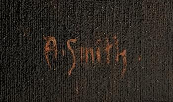 Axel Smith, Portrait of the estate owner Carl Magnus Hammar - half-length portrait.