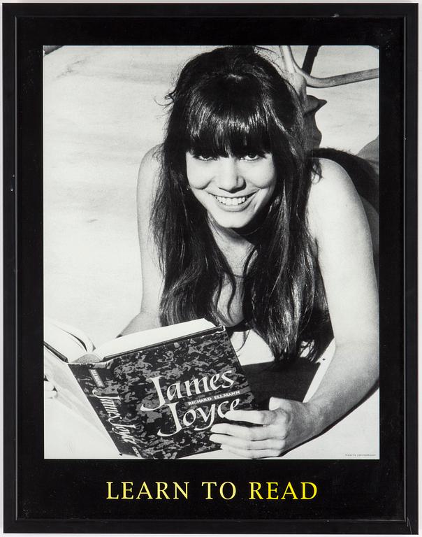 JOHN BALDESSARI, "Learn to read", poster/offset.