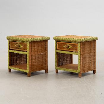 Sängbord, ett par, troligen Frankrike, sent 1900-tal.