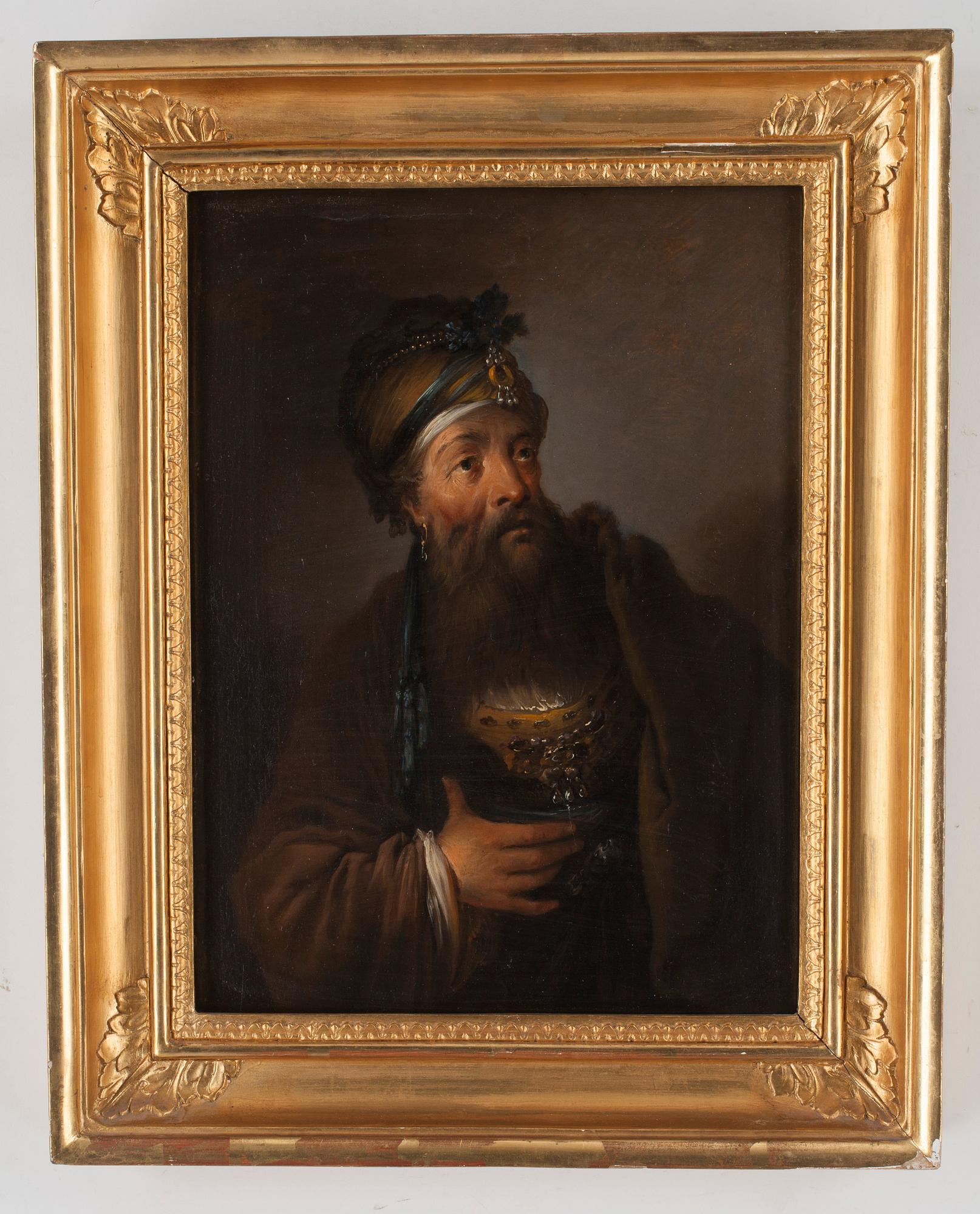 CHRISTIAN WILHELM ERNST DIETRICH, tillskriven, olja på pannå, ej signerad.