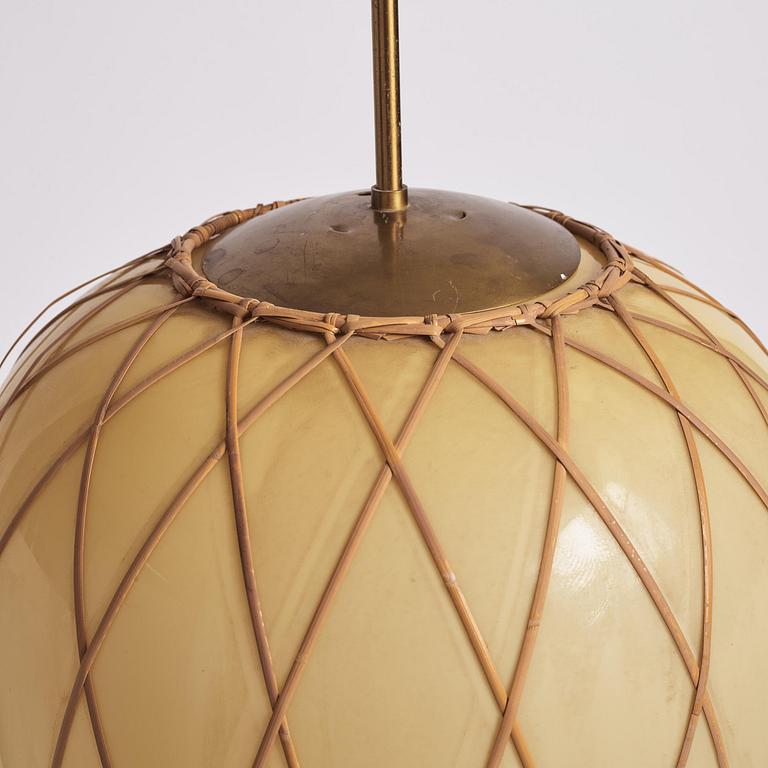 Harald Notini, taklampor, ett par, modell "11555", Arvid Böhlmarks Lampfabrik, Stockholm, 1940-tal.