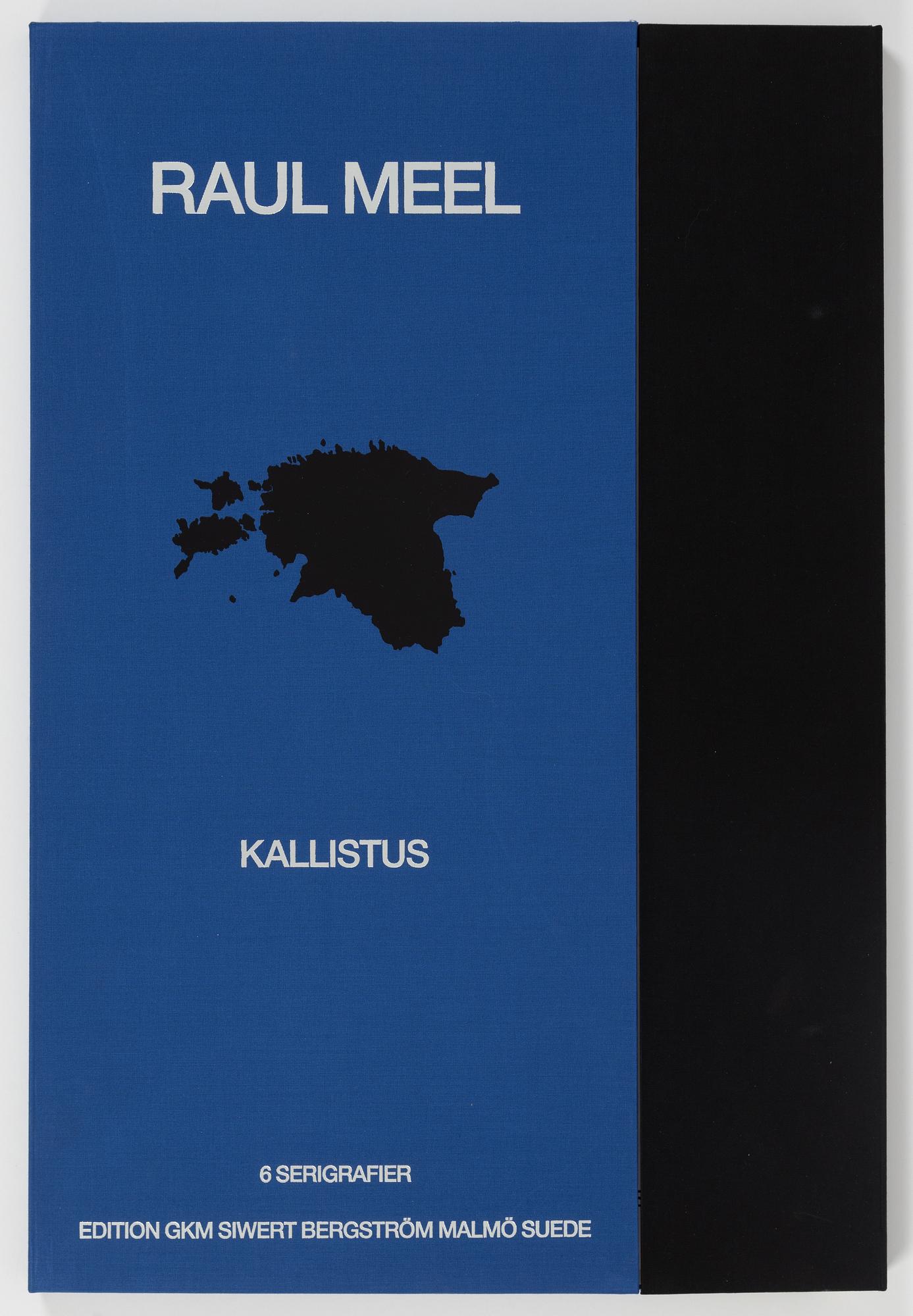 Raul Meel, portfolio with 6 silkscreen in colours, 1989, signed IV/X.