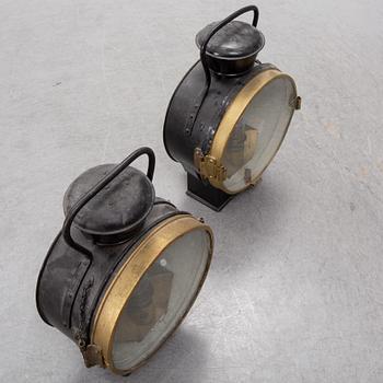 A pair of late 19th Century lanterns.