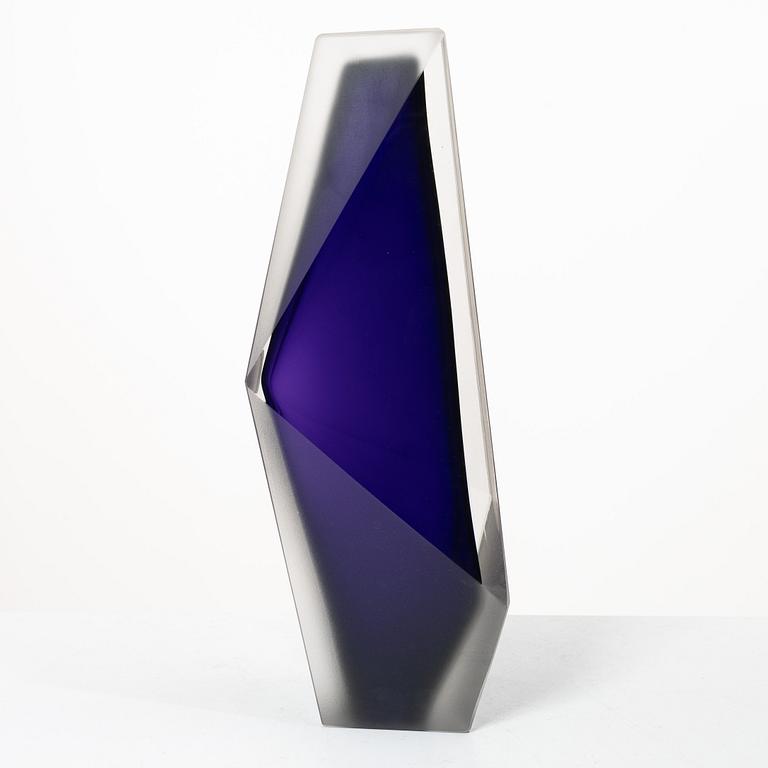 Lena Bergström, Sculpture, glass, "Skyscraper one New York", Kosta Boda, 2023.