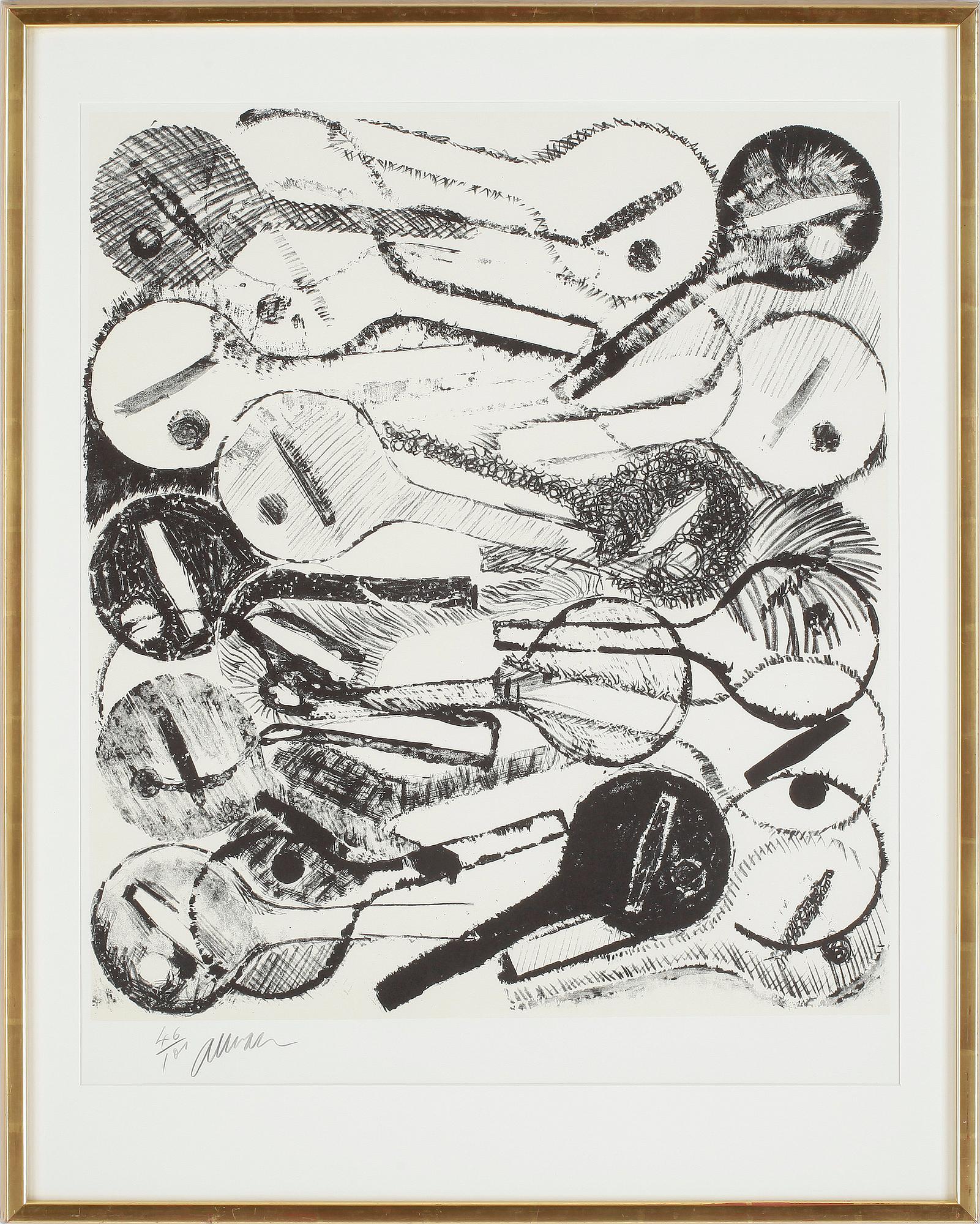 FERNANDEZ ARMAN, litografi, signerad och numrerad 46/100.