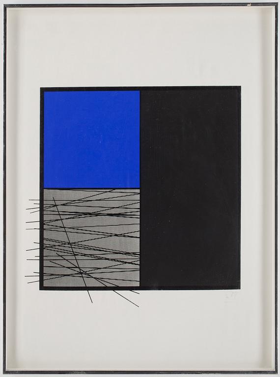 JESÚS RAFAEL SOTO, färgserigrafi, signerad och numrerad 171/200.