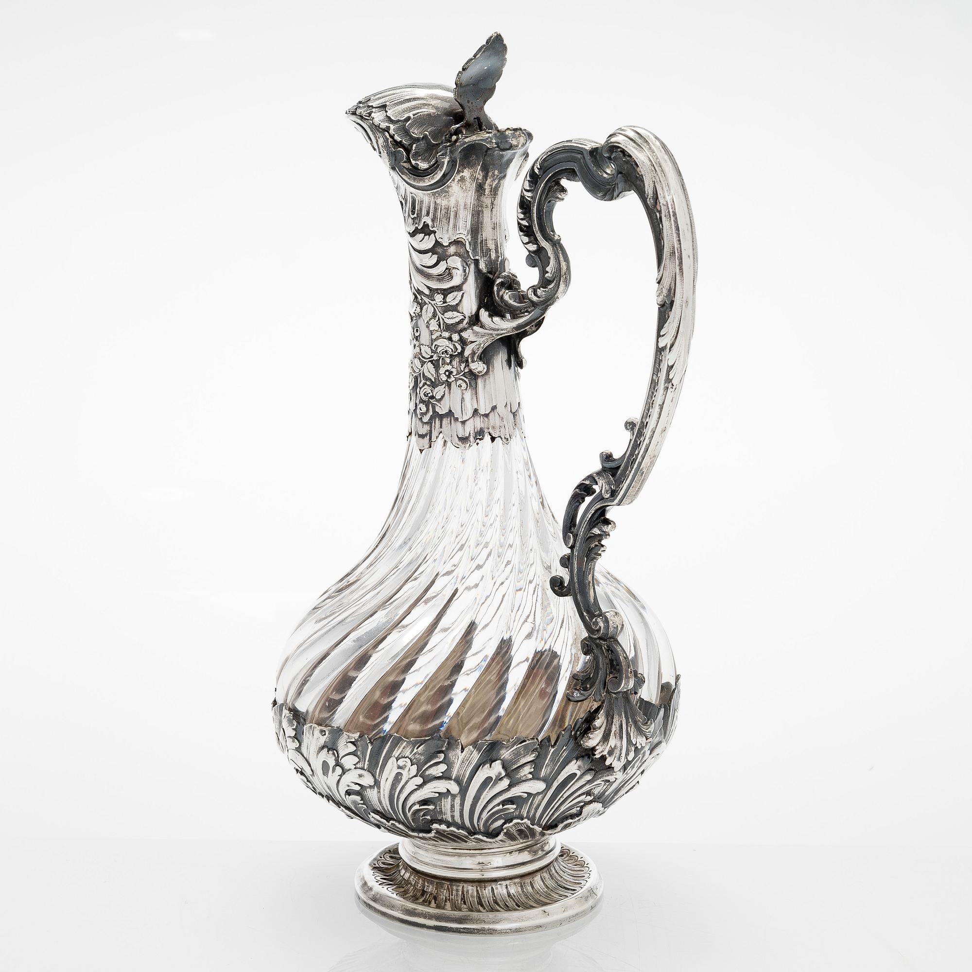 Labat François, Viinikannu, hopea, lasi, Pariisi Paris 1897-1920.