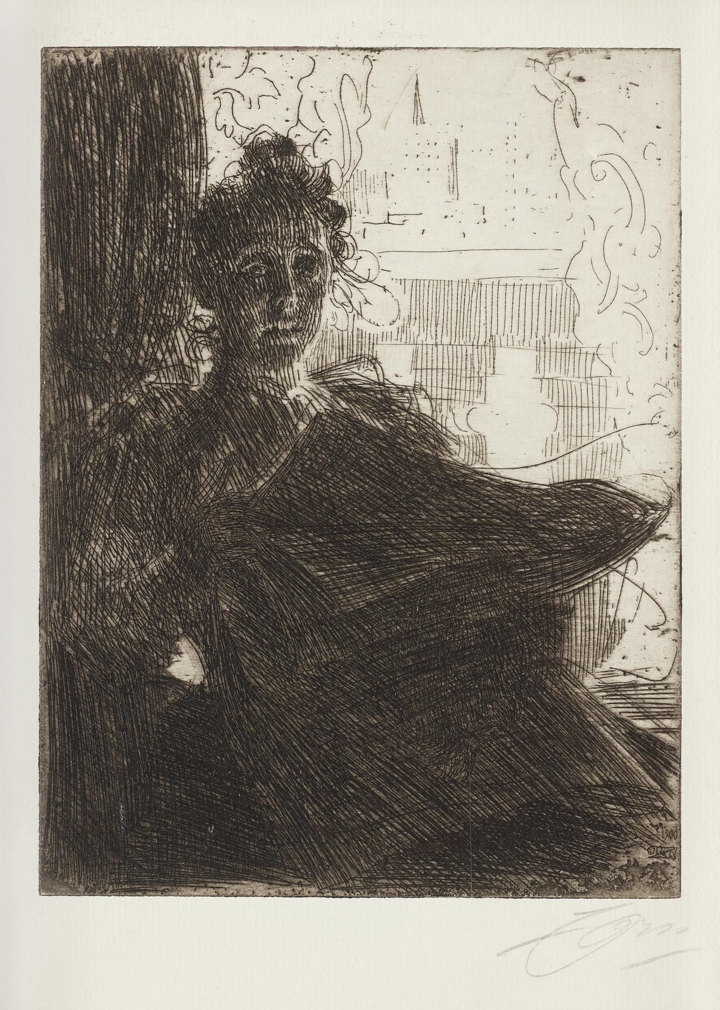 Anders Zorn, "Fru Emma Zorn".