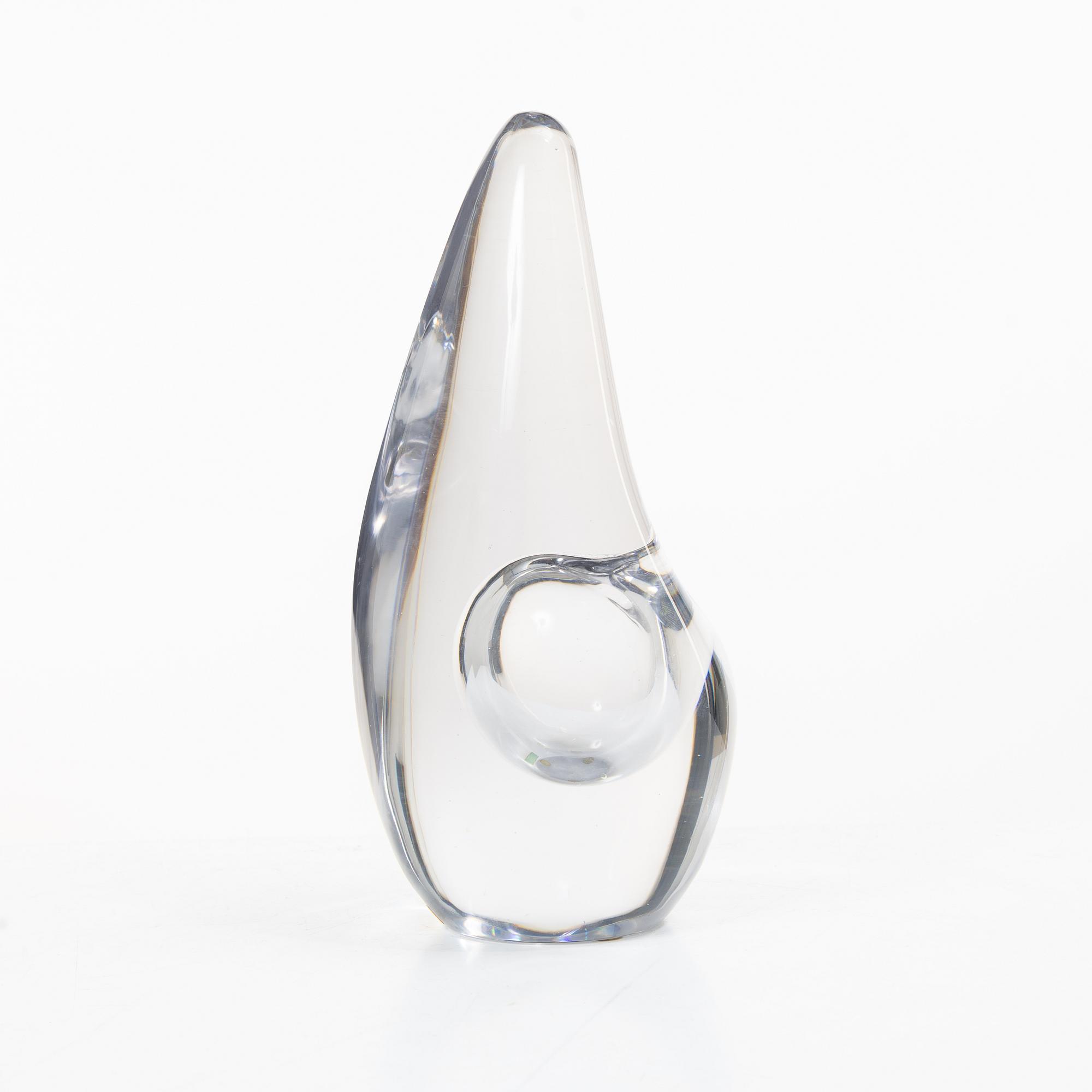 Timo Sarpaneva, skulptur/vas, "Orkidea", Iittala, Finland, 1956.