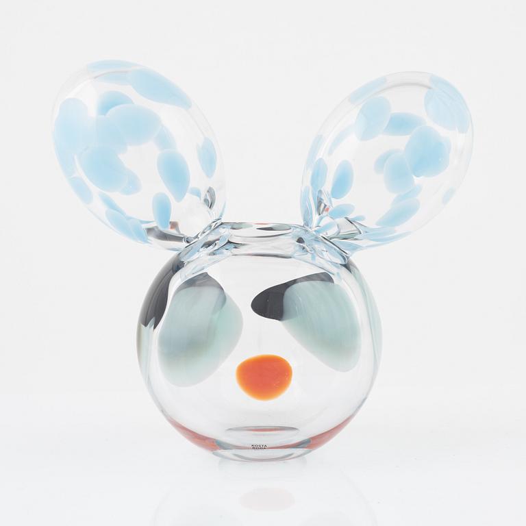 Frida Fjellman, skulptur, glas, Kosta Boda, lim. ed 100.