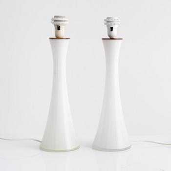Table lamps, a pair, Bernt Nordstedt, Bergboms, third quarter of the 20th century.