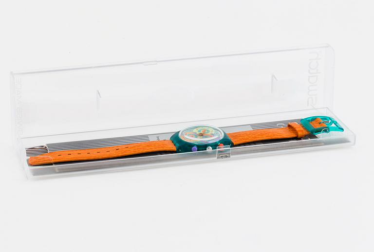 SWATCH, Chrono, Sound, wristwatch, 37.3 mm.