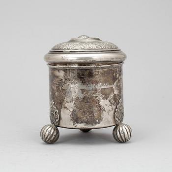 STOP, silver, barockstil, GAB Stockholm 1900. Vikt ca 440 gram.