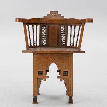 Armchair, oriental, first half of the 20th century.