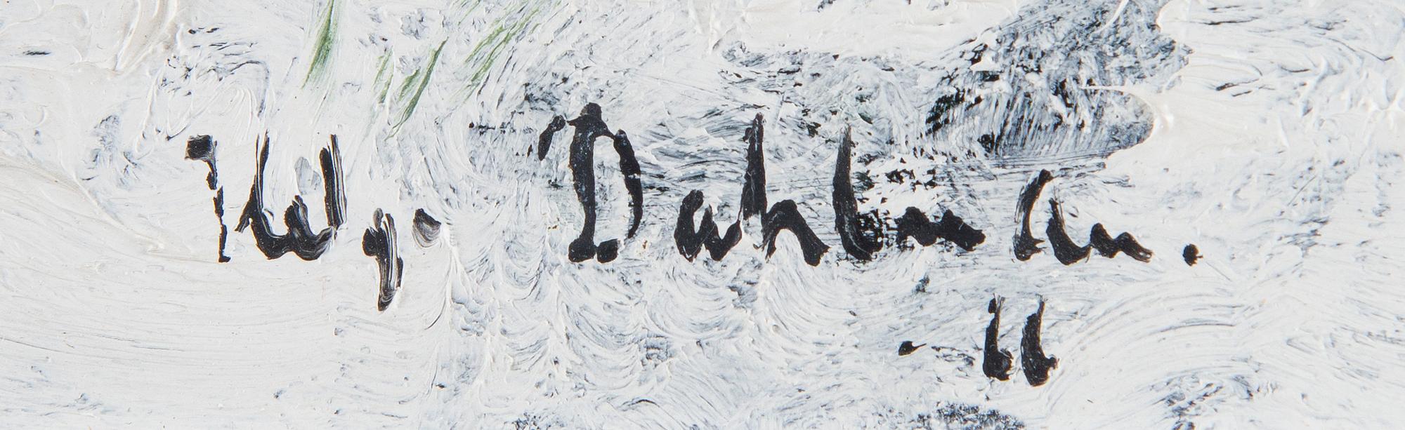 Helge Dahlman, Winter Landscape.