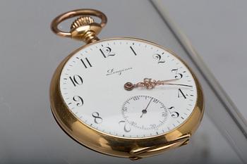 FICKUR, Longines, 18k guld. Total vikt ca 77 g.