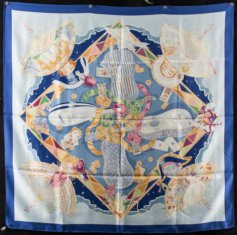 SCARF,"Au Clair de La lune", Hermès.