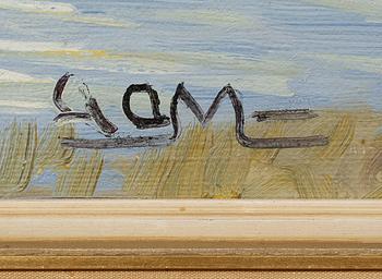 ROLF MELLSTRÖM, olja på duk, monogramsignerad. Även signerad och daterad 1948 a tergo.