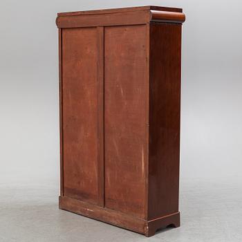 A first half of the 20th century mahogany veneered display cabinet.