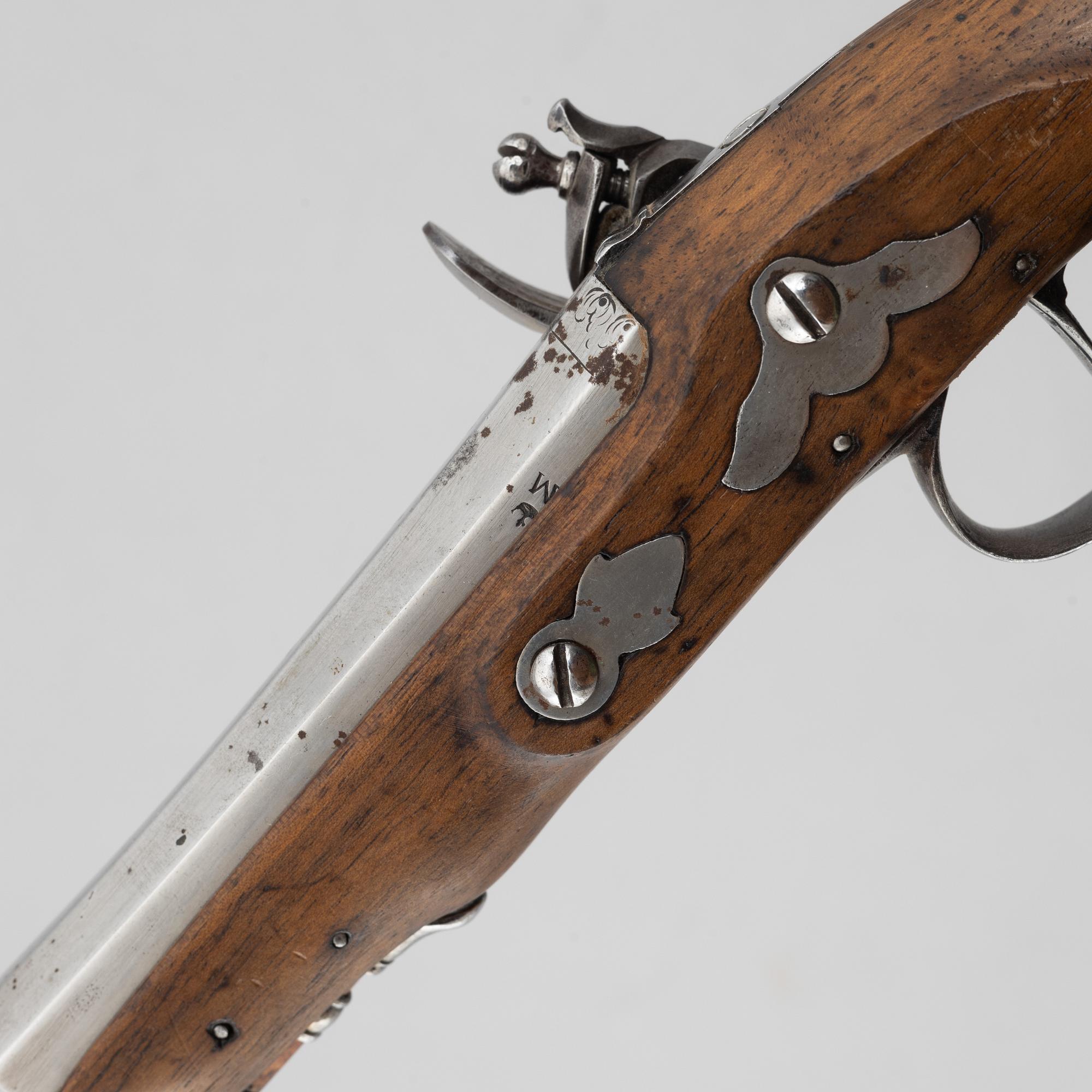 Flintlåspistoler, ett par, Frankrike, 1800-talets början.