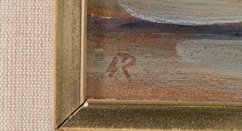 Nina Hill, oil on board, signed with monogram.