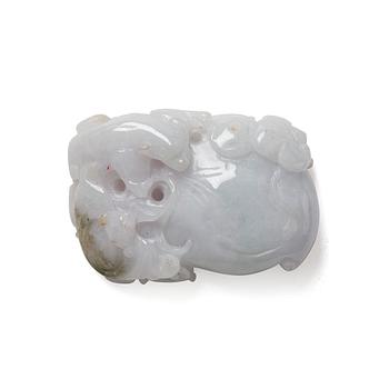 A Chinese jade pendant, 20th Century.