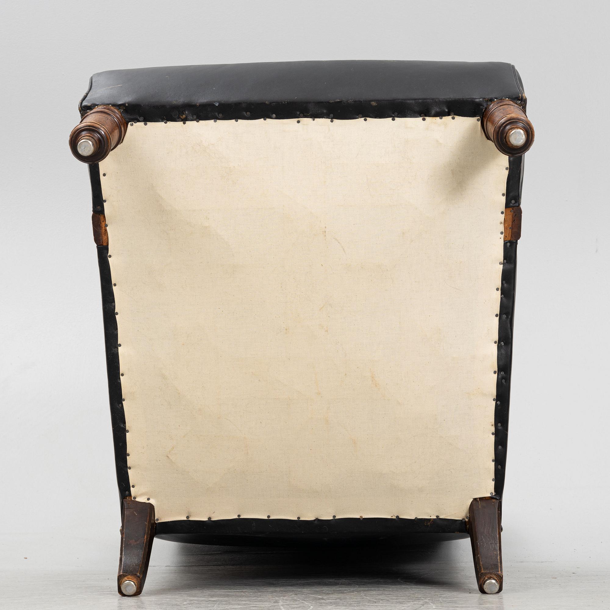 Fåtölj, sent 1800-tal.