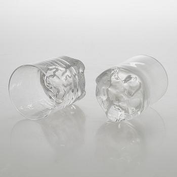 Tapio Wirkkala, whiskyglas,"Gaissa" 13 st,  Iittala 1960-tal.