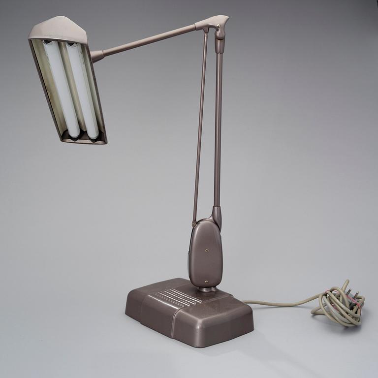 Desk lamp P-2324, Dazor Floating fixture, Mfg. Corp, USA mid 20th century.