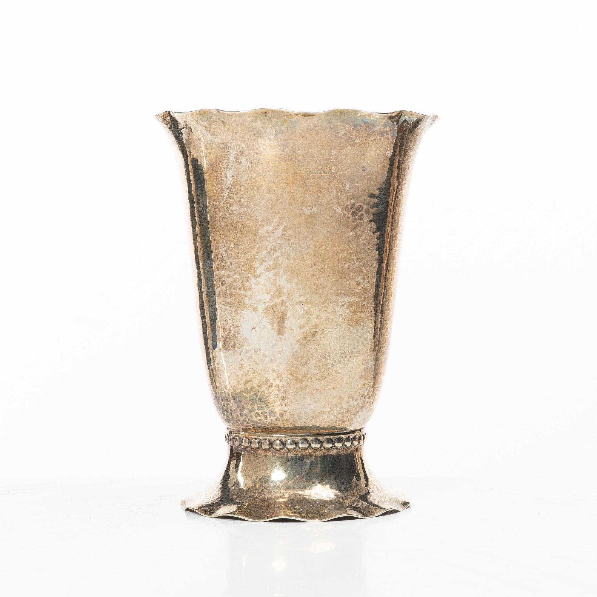 C.G. Hallberg, a silver cup, Stockholm 1930.