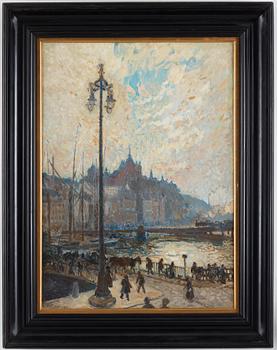 Axel Erdmann, View over Södermalm, Stockholm.