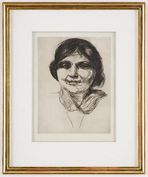 Edvard Munch, "Celline uten hatt" / "Celline Without Hat".