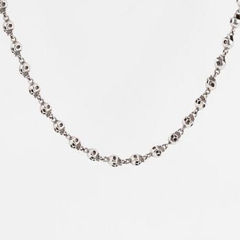 Bracelet and necklace, sterling silver, Jade Jagger, Garrard & co.