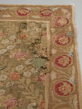 MATTO, tapestry weave, ca 561-564,5 x 354-360 cm, Aubusson, France the middle to the end of the 19th century.