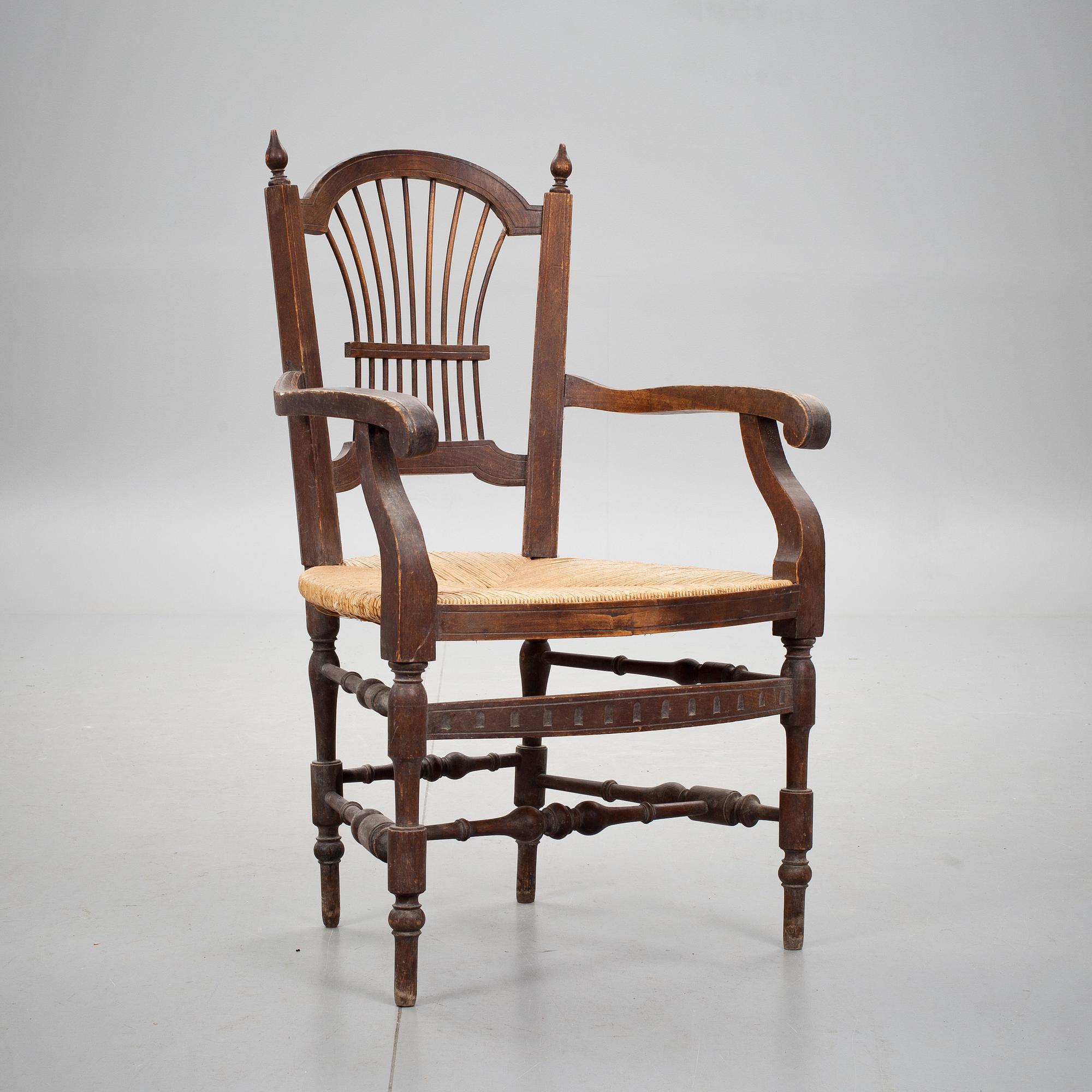 KARMSTOL, troligen Frankrike 1800-tal.