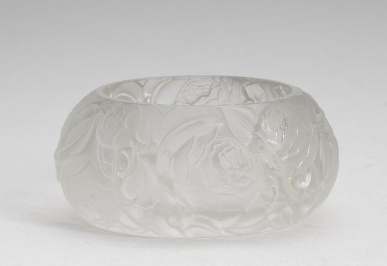 SKÅL, glas, Lalique, Frankrike, 1900-talets första hälft.