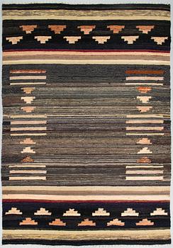 A 1930's Finnish rag rug. Circa 290 x 195 cm.