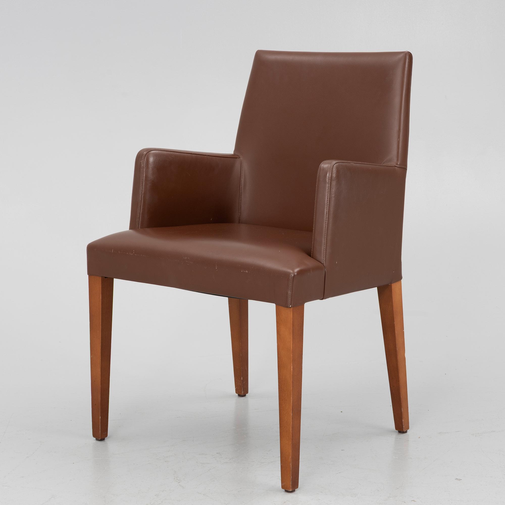 Studio Andreu, six 'Anna' armchairs, Andreu World, Spain.