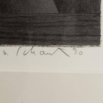 PHILIP VON SCHANTZ, 2 st, Färglitografier, signerade och numrerade 93/200, 162/180.