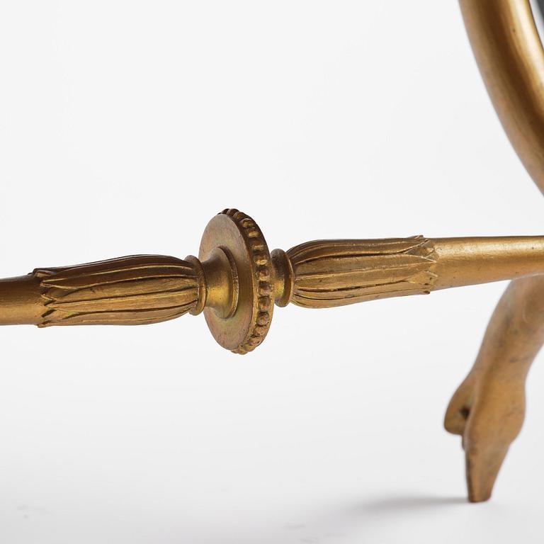 A pair of late Gustavian stools attributed to E. Ståhl (master in Stockholm 1794-1820).