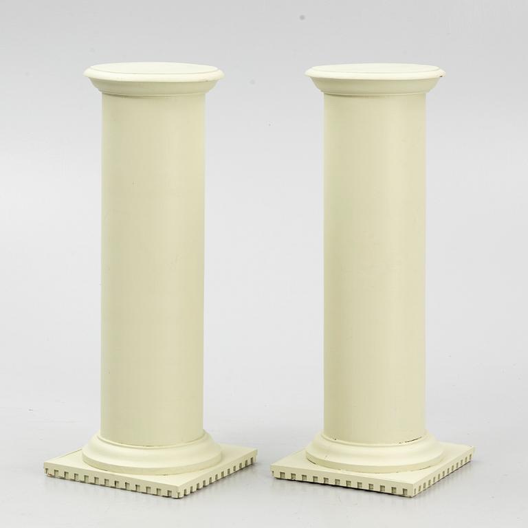 Columns, a pair, circa 1900.