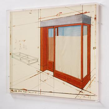Christo Vladimirov Javacheff, "Orange Store Front, Project".