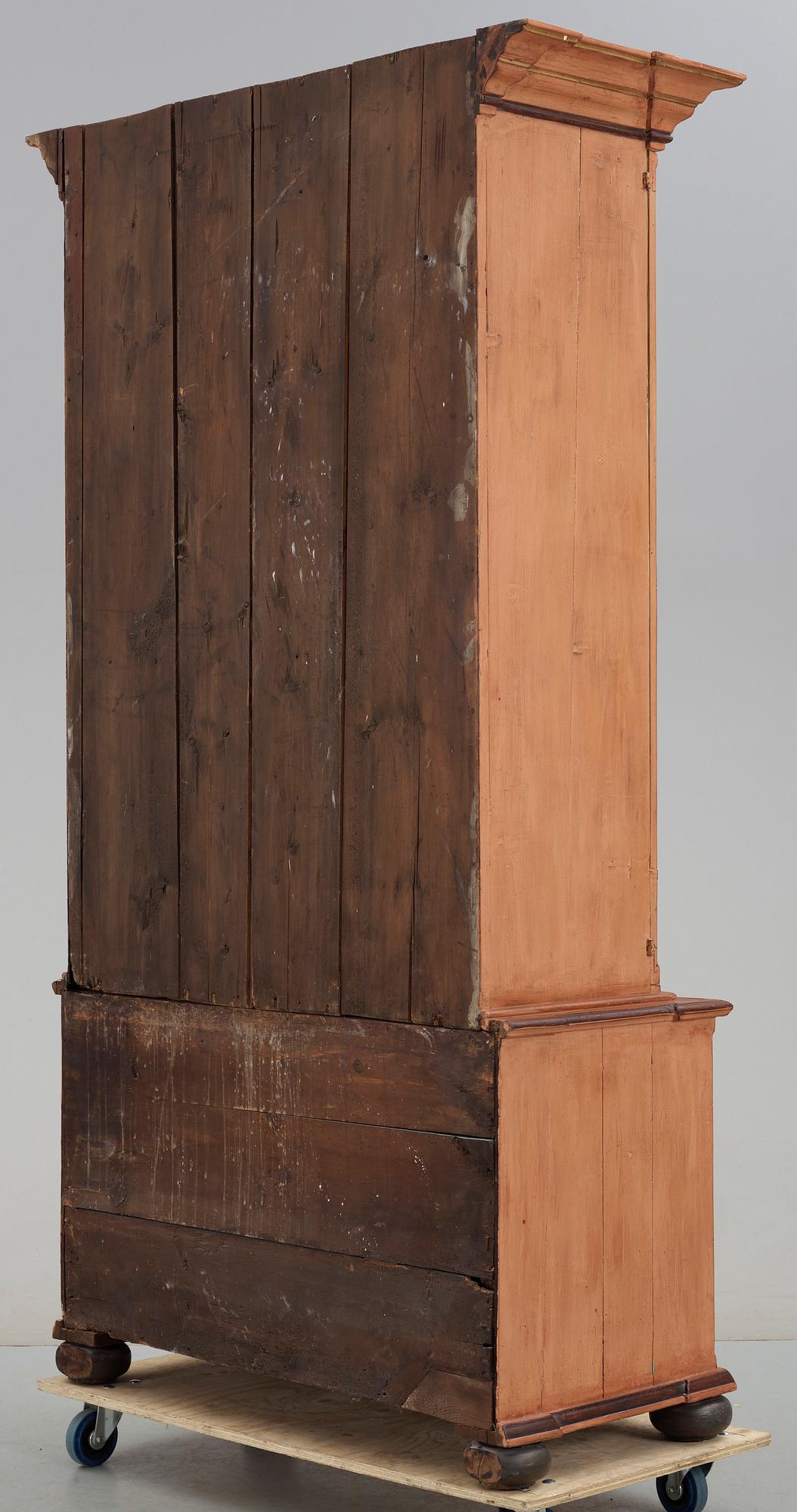 SALSSKÅP, gustavianskt, 1700-talets andra hälft.