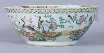 BÅLSKÅL, porslin, Kina, 1800-tal.