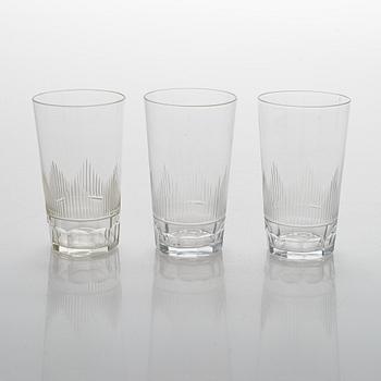 A 1940's  30-piece glassware, 'Marjatta' for Iittala.