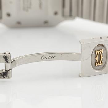 Cartier, Santos Carrée, armbandsur, 29 x 29 (41) mm.