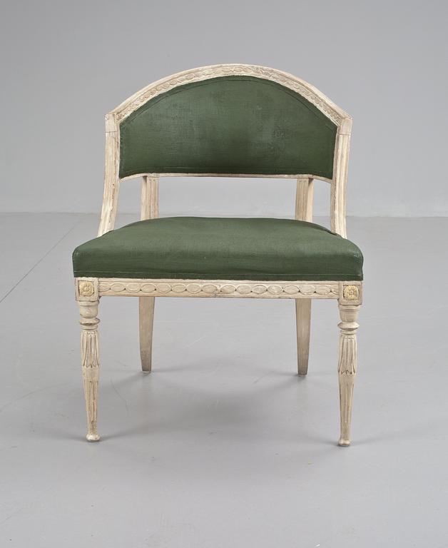 A late Gustavian armchair by M. Lundberg.