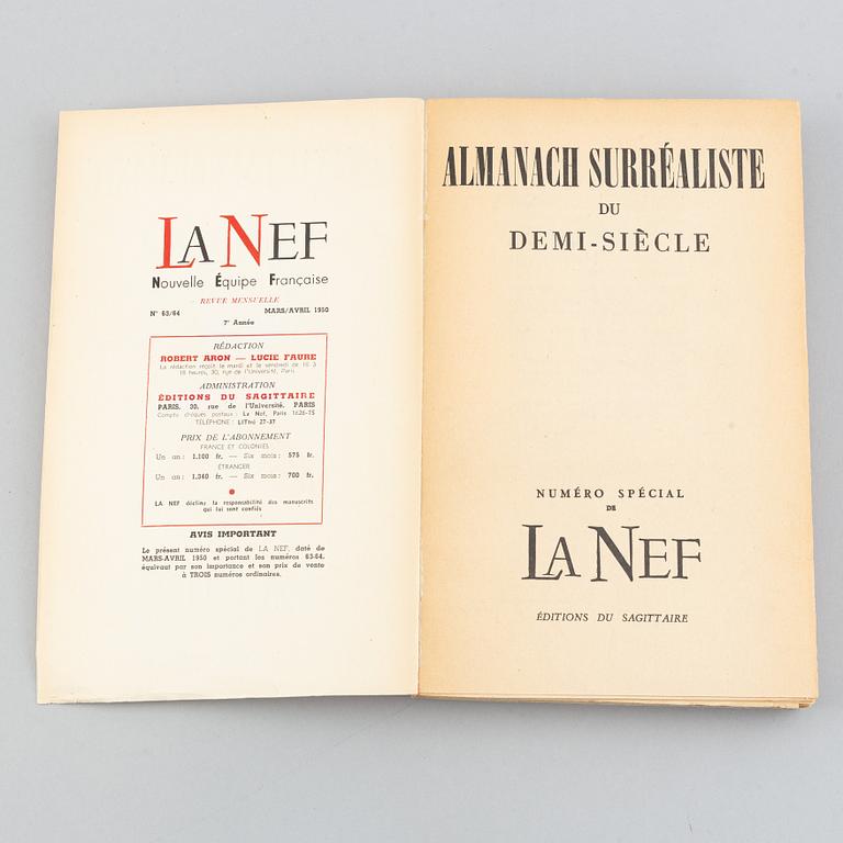 BOK, André BRETON & Benjamin PERET - Almanach surréaliste du demi-siècle.